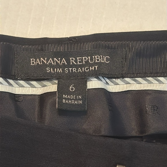 Banana Republic Women's Slim Straight Trouser Pocket Pants Size 6 - Picture 10 of 13